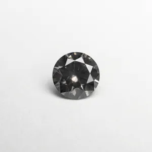 0.34ct 4.53x4.53x2.68mm Fancy Grey Round Brilliant 23475-01