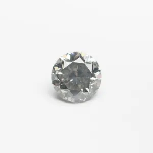 0.76ct 5.49x5.47x3.79mm Fancy Grey Round Brilliant 18968-22