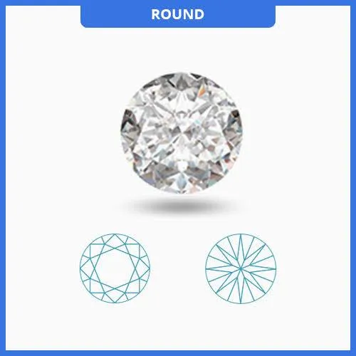 0.90CT K-L/SI3-I1 Round Cut Diamond MDL#D9011-16