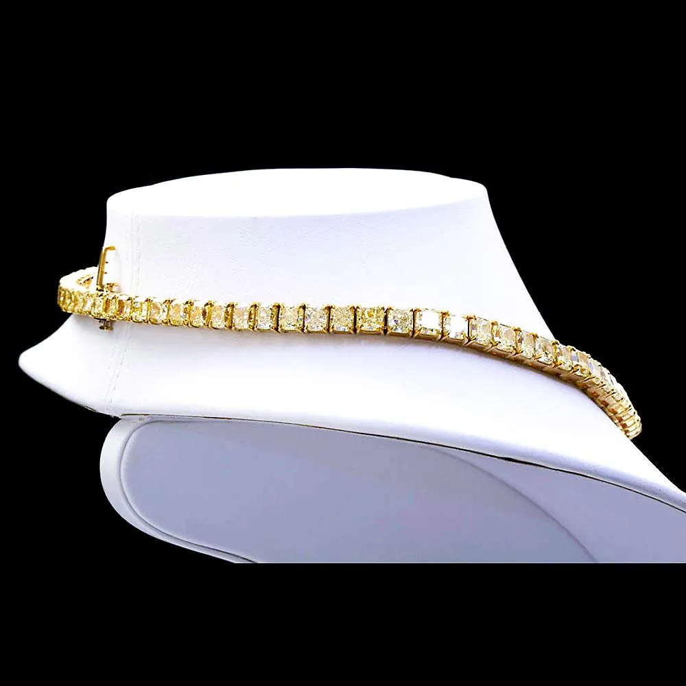 100 Carat Grand Fancy Yellow Diamond Necklace