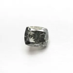 1.00ct 5.75x4.87x3.79mm Fancy Grey Cushion Brilliant 19913-21