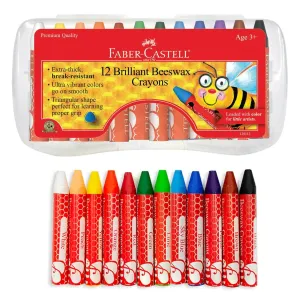 12 Brilliant Beeswax Crayons