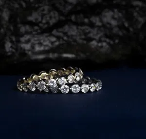 1.50ctw Single Shared Prong Diamond Eternity Band in 14 Karat Gold