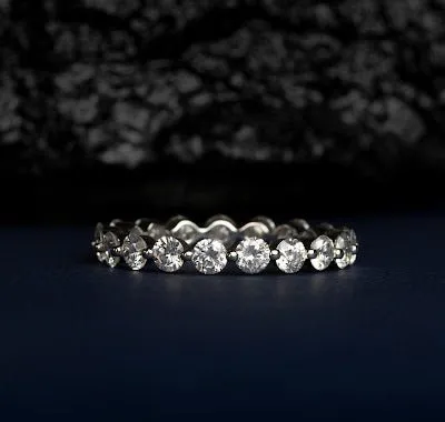 1.50ctw Single Shared Prong Diamond Eternity Band in 14 Karat Gold