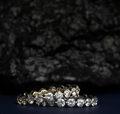 1.50ctw Single Shared Prong Diamond Eternity Band in 14 Karat Gold