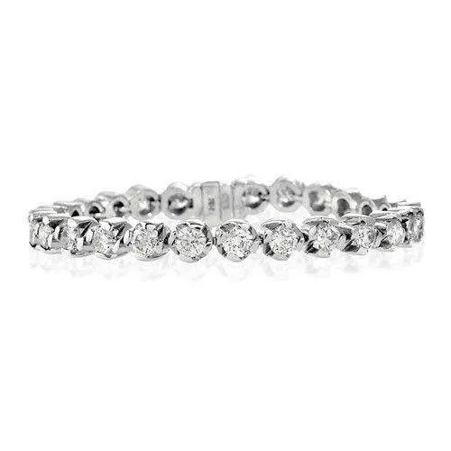 18ct White Gold & Diamond Bracelet - H1114