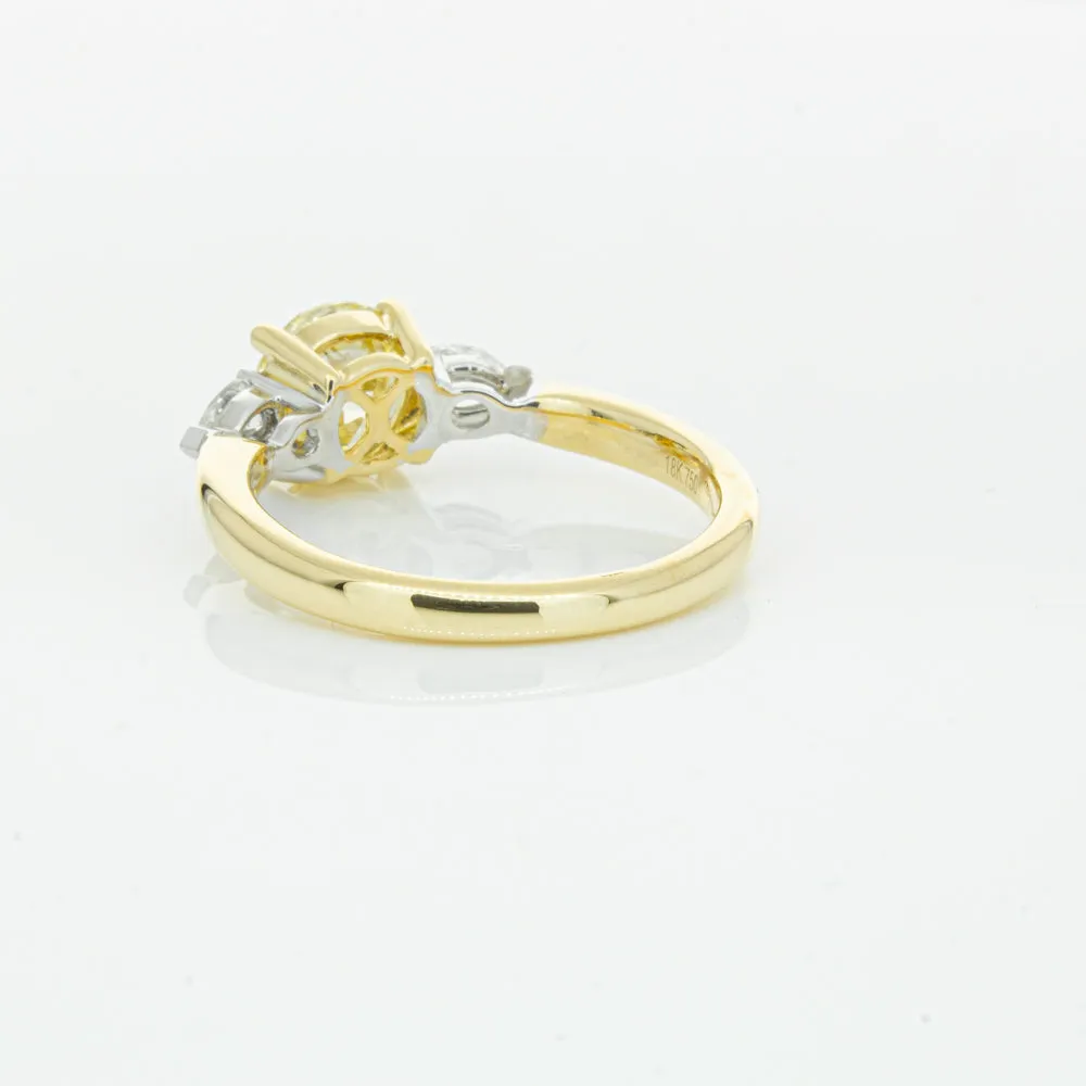 18ct Yellow Gold Yellow Diamond Ayla Ring