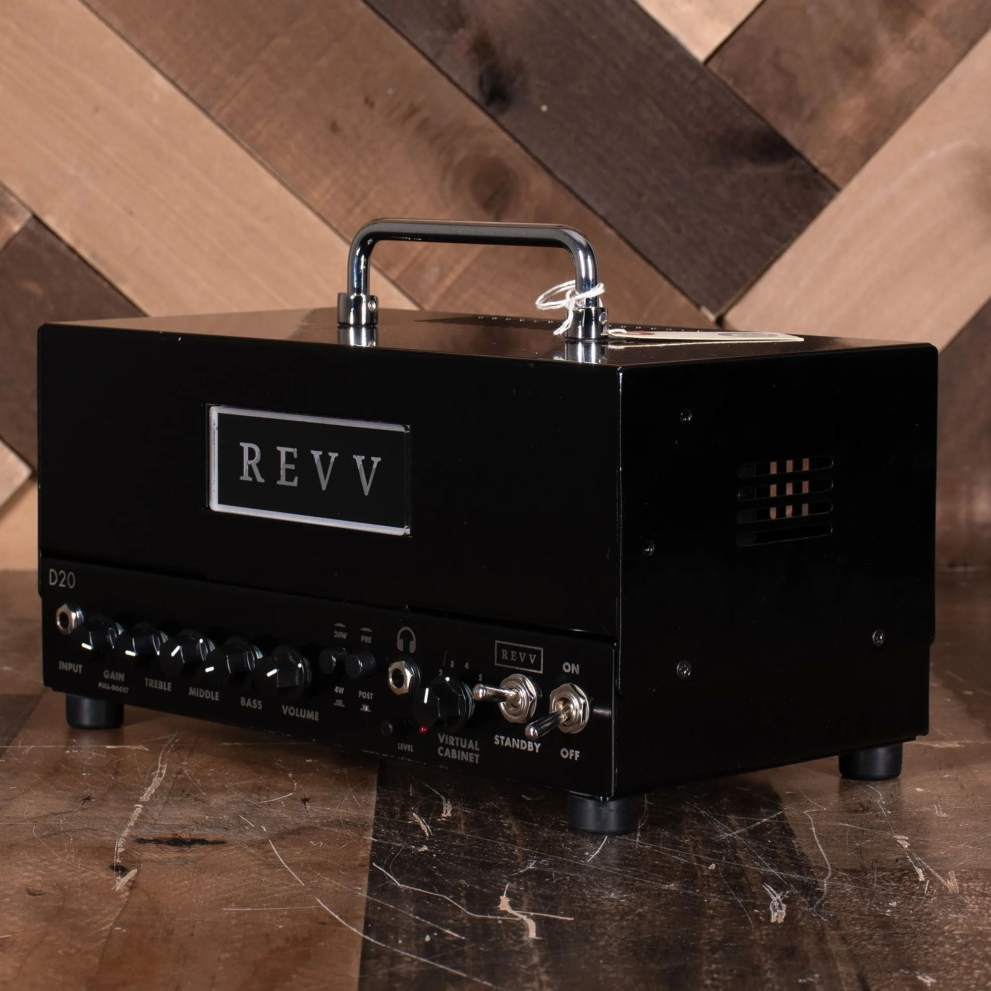2020 Revv D20 Black Guitar Amplifier Head with Gig-Bag - Used
