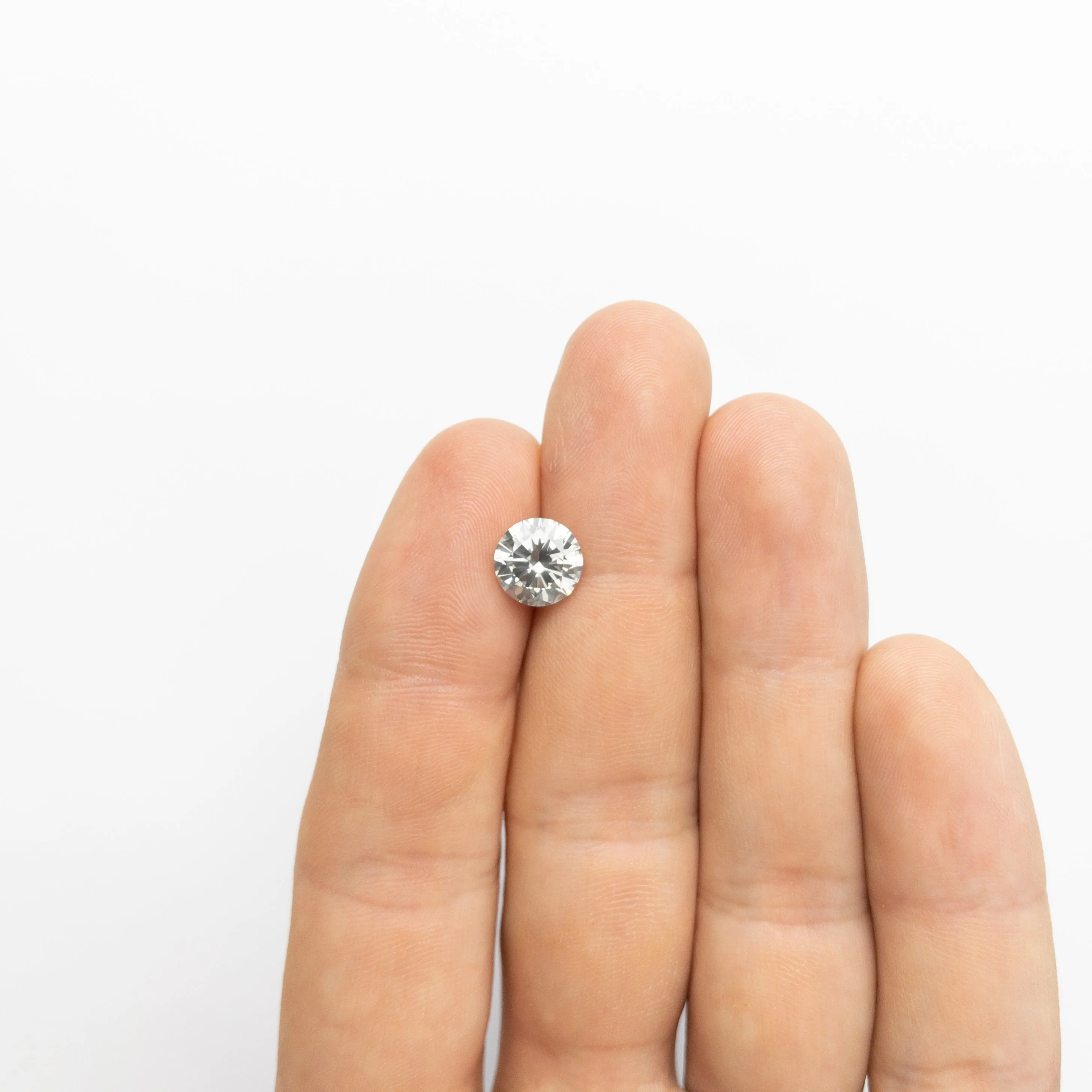 2.52ct 8.88x8.86x5.26mm SI2 Fancy Grey Round Brilliant 18867-01