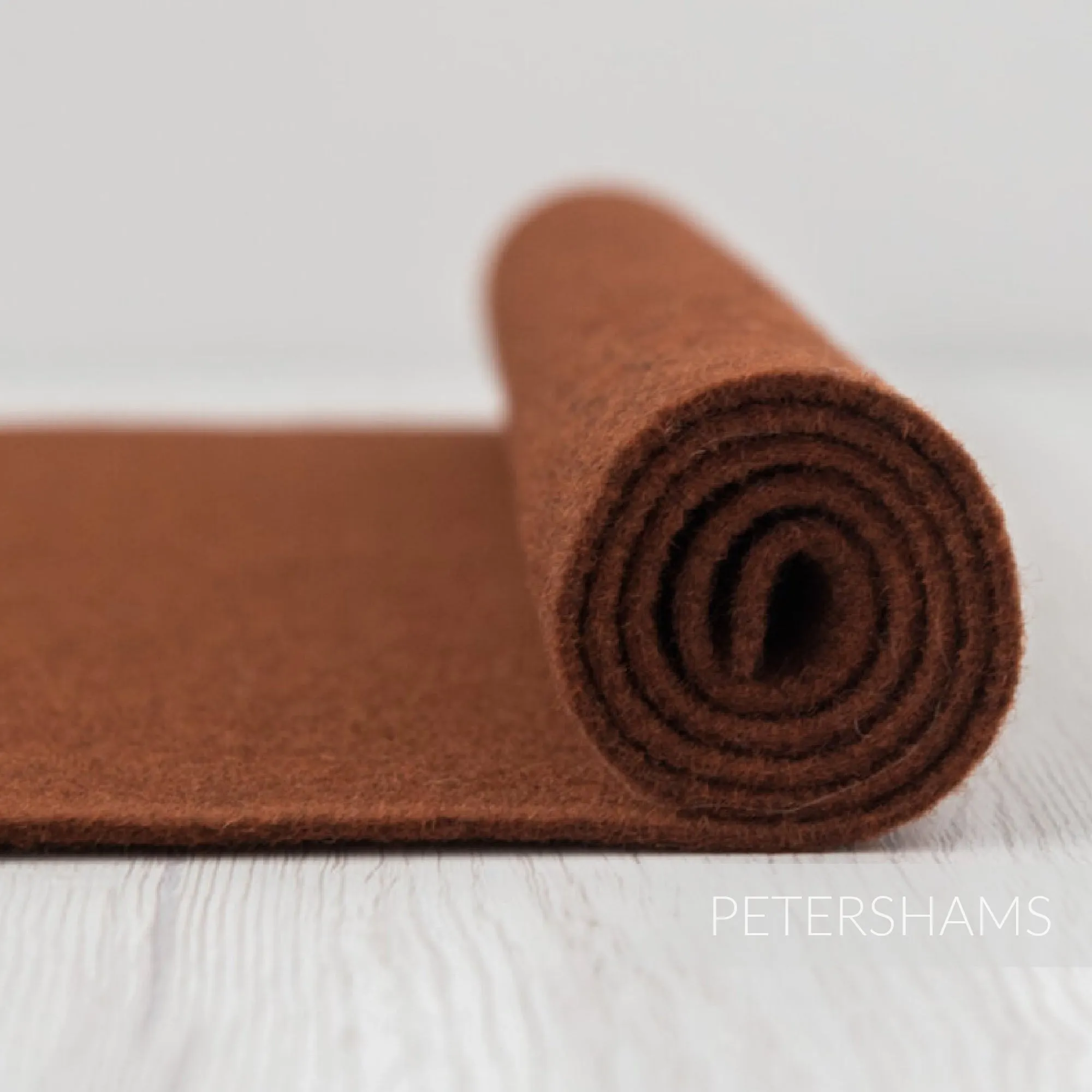 3mm Thermoformable Wool Felt Fabric - 1/2m