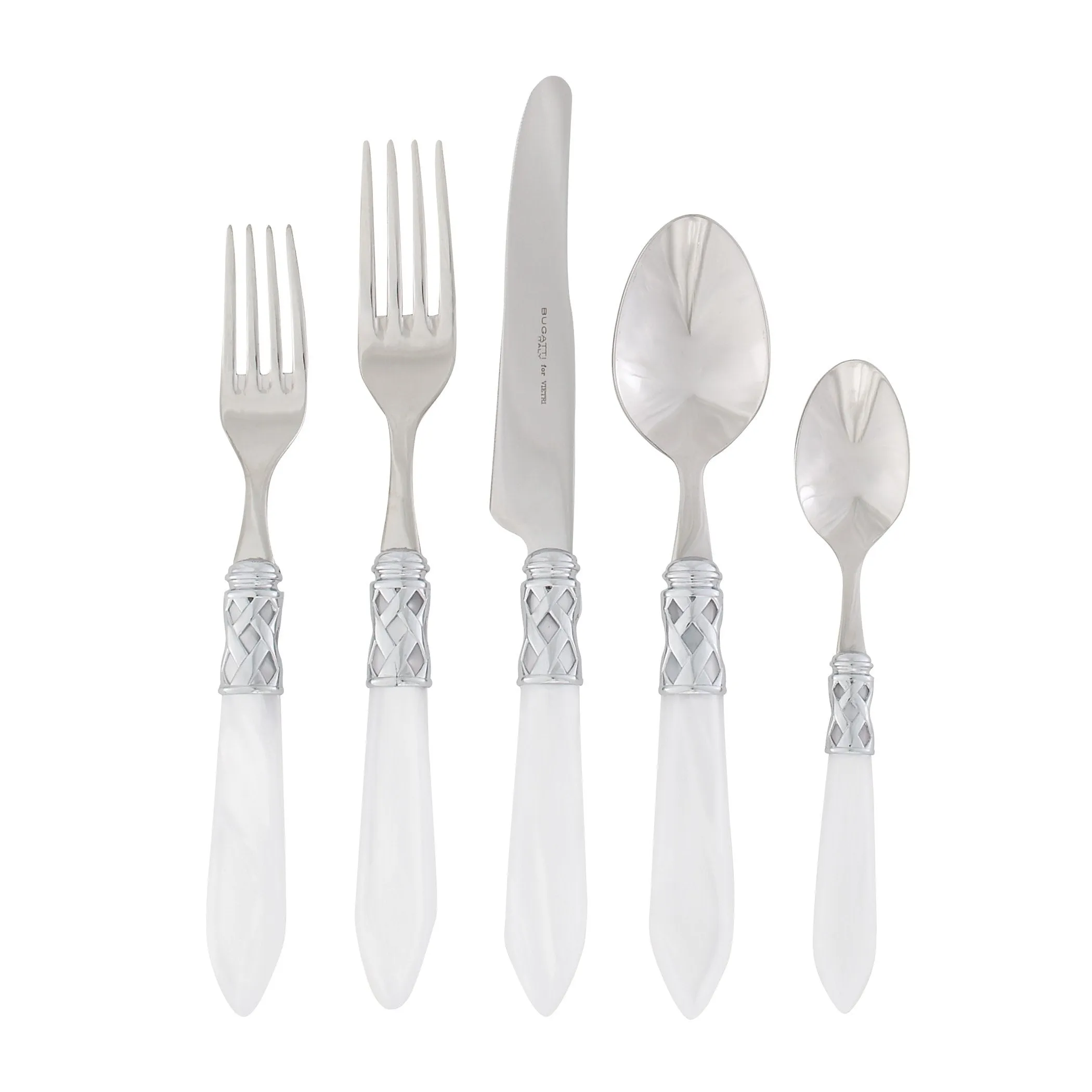 Aladdin Brilliant White Five-Piece Place Setting