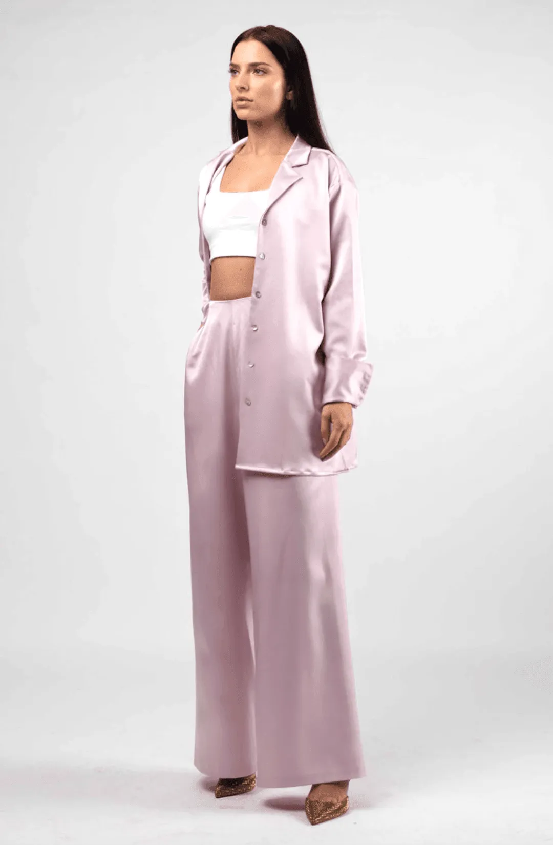 AMELIA TROUSERS - LILAC