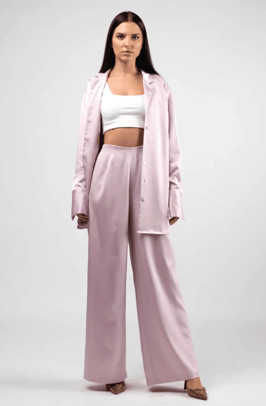 AMELIA TROUSERS - LILAC