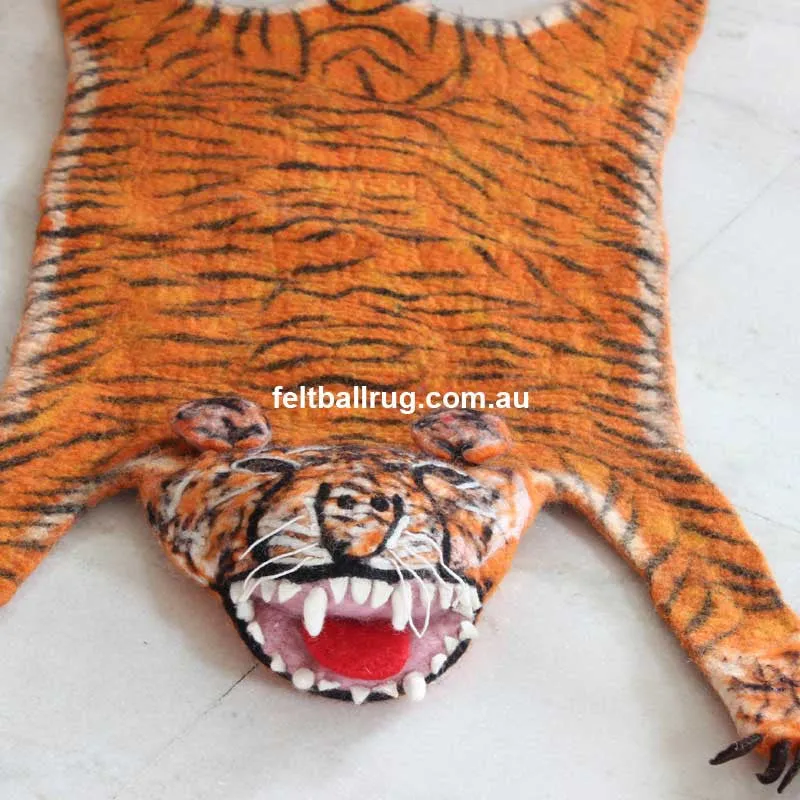 Animal Felt Rug Tarzan The Tiger