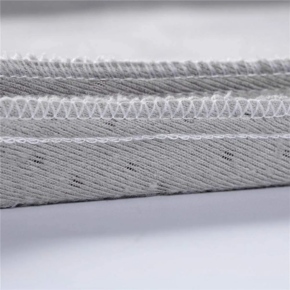 AWESLING Replacement Pillowcase for 60 Inch Detachable Pregnancy Pillow (Grey)