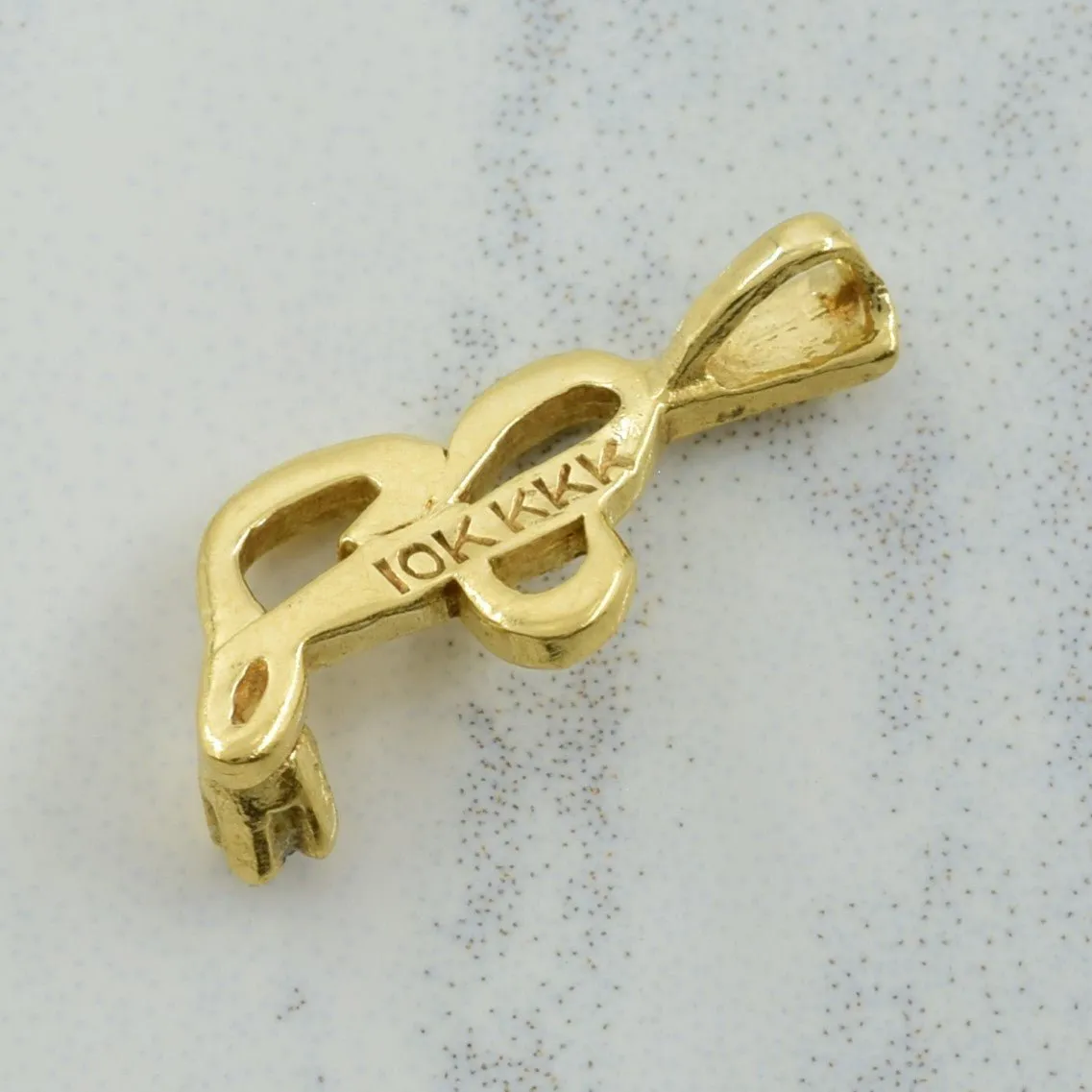 'B' Initial Diamond Pendant | 0.005ct |