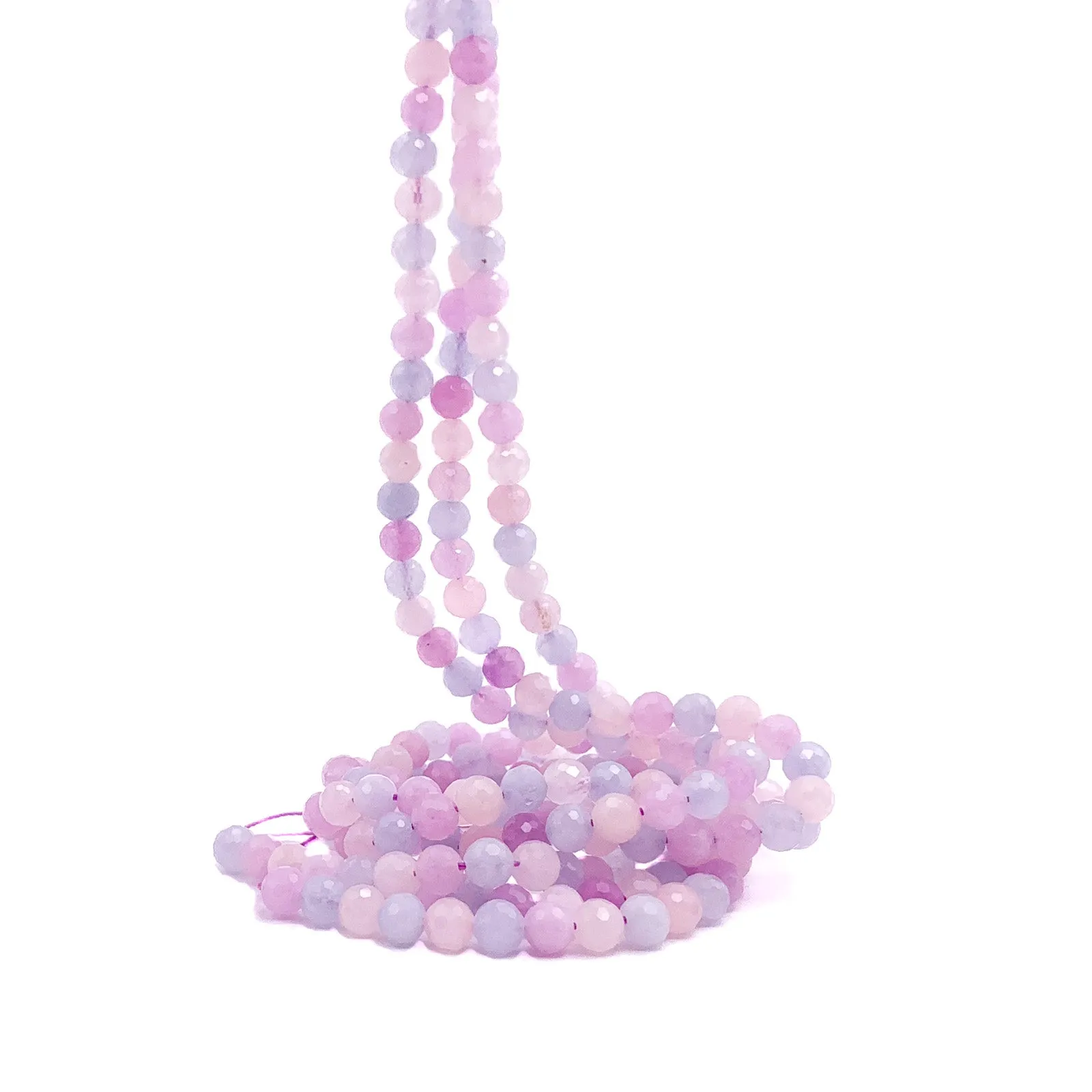 Beryl Mix 6mm Faceted Rounds Bead Strand