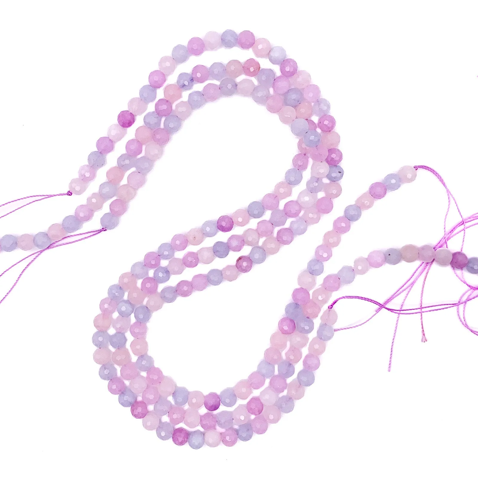 Beryl Mix 6mm Faceted Rounds Bead Strand
