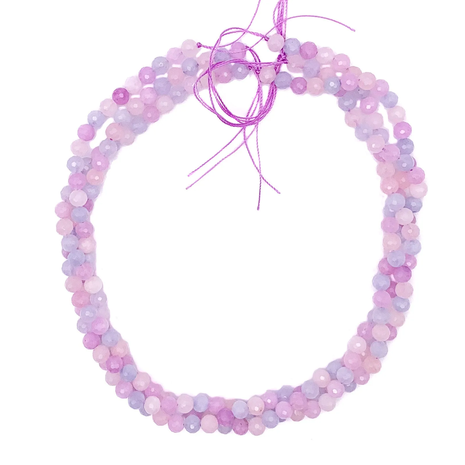 Beryl Mix 6mm Faceted Rounds Bead Strand