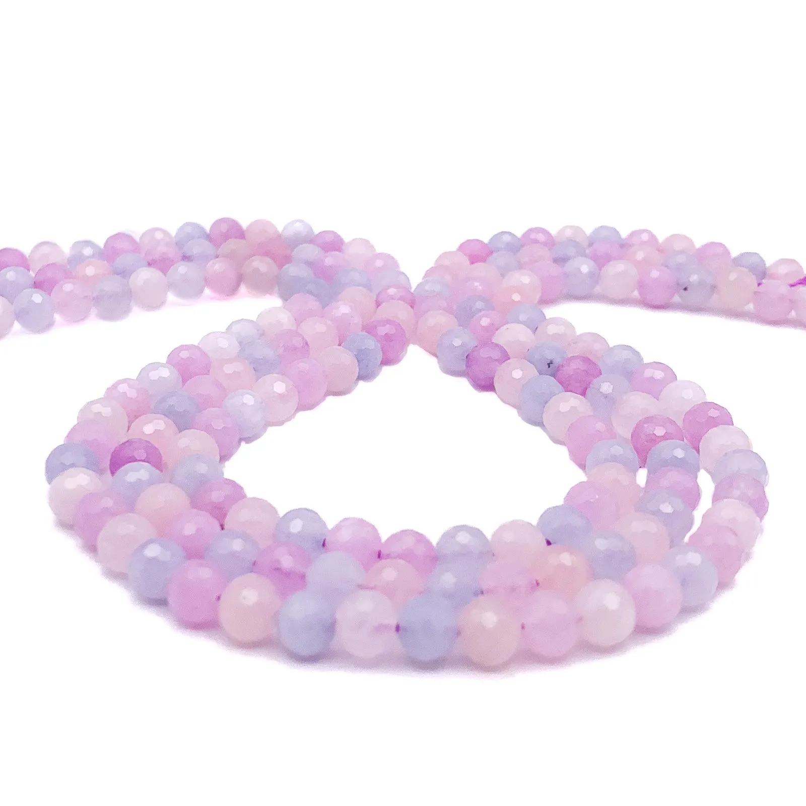 Beryl Mix 6mm Faceted Rounds Bead Strand