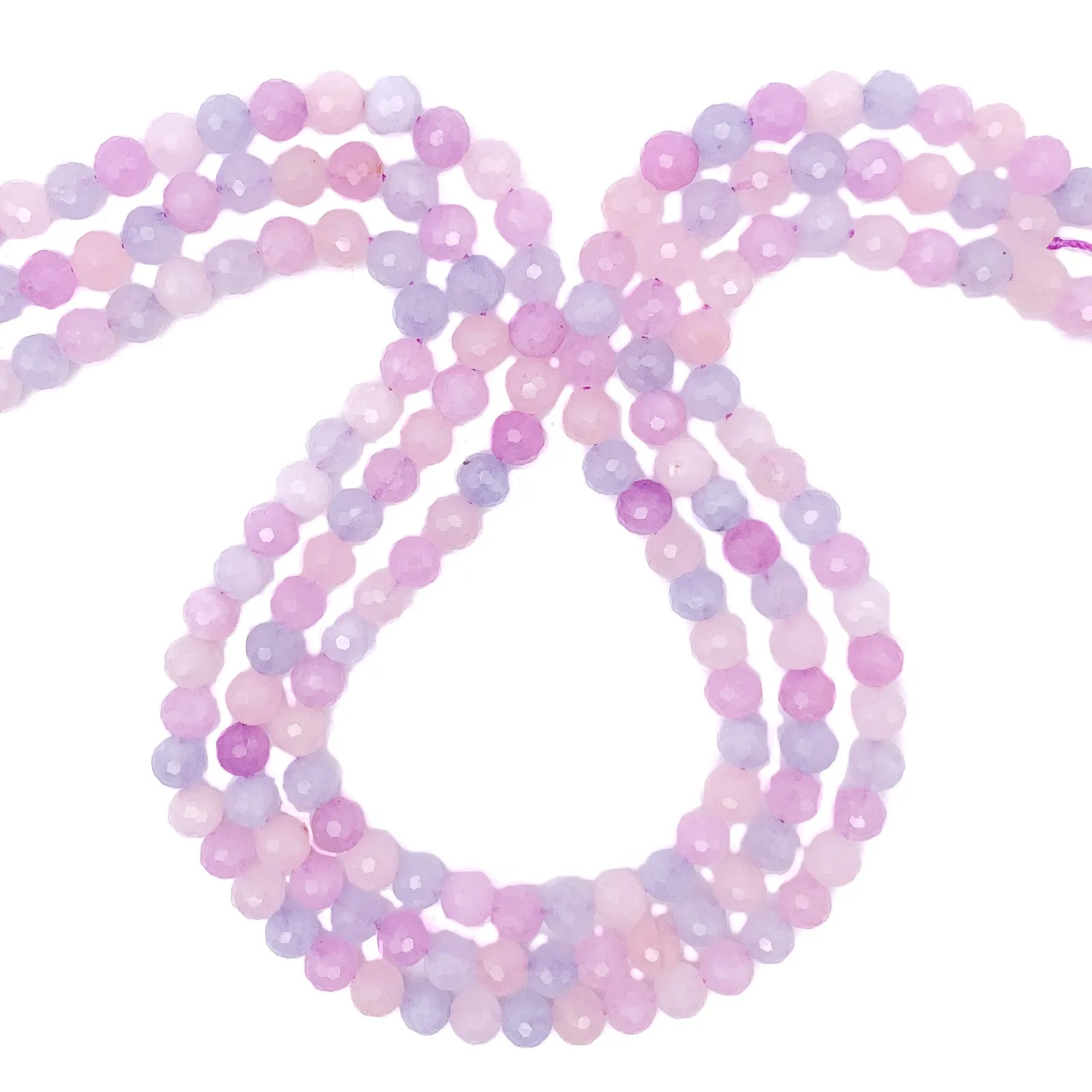 Beryl Mix 6mm Faceted Rounds Bead Strand