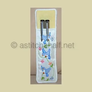 Birdie Pen and Pencil Sleeve
