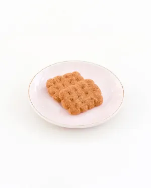 Biscuits Crackers Set of 2 Felt Play Food