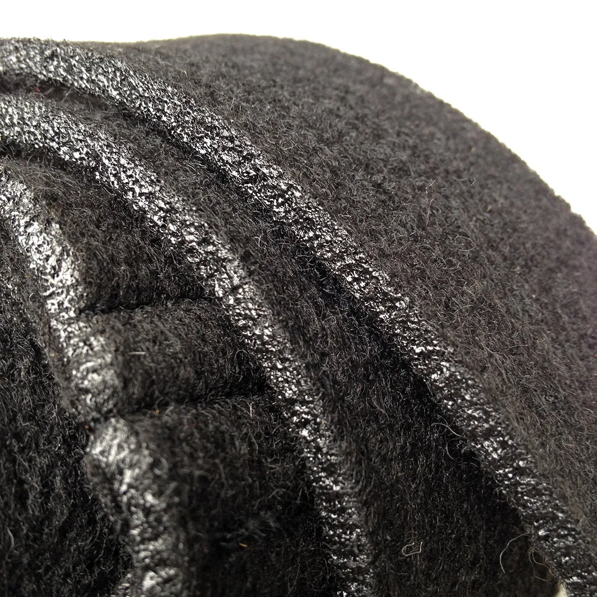 Black Industrial Felt Necktie