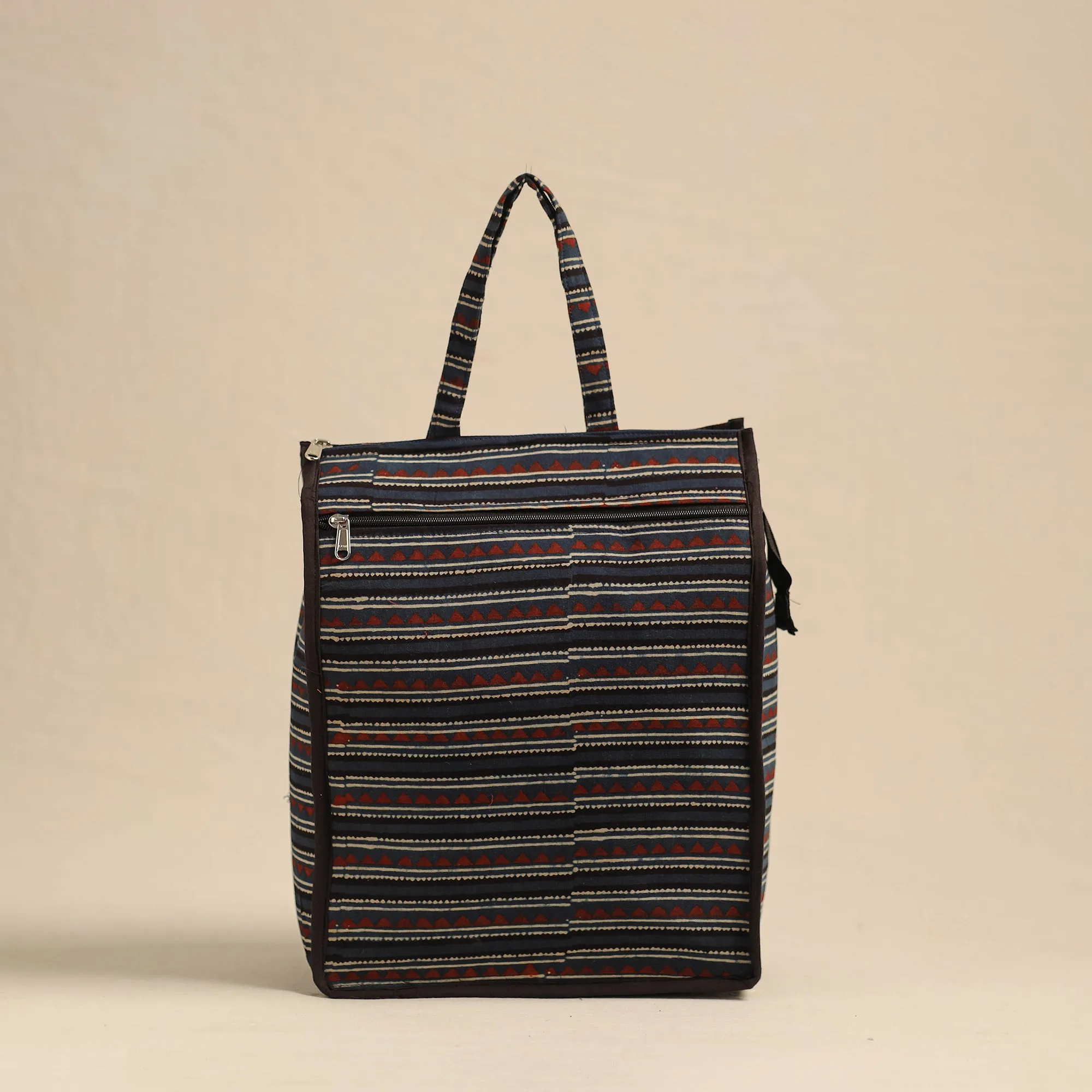 Blue - Eco-Friendly Handmade Cotton Handbag for Women 03