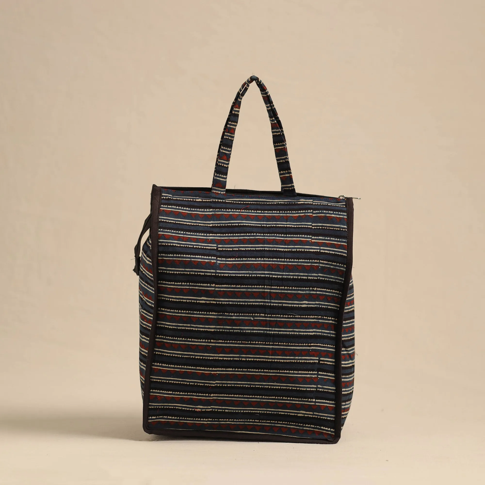 Blue - Eco-Friendly Handmade Cotton Handbag for Women 03