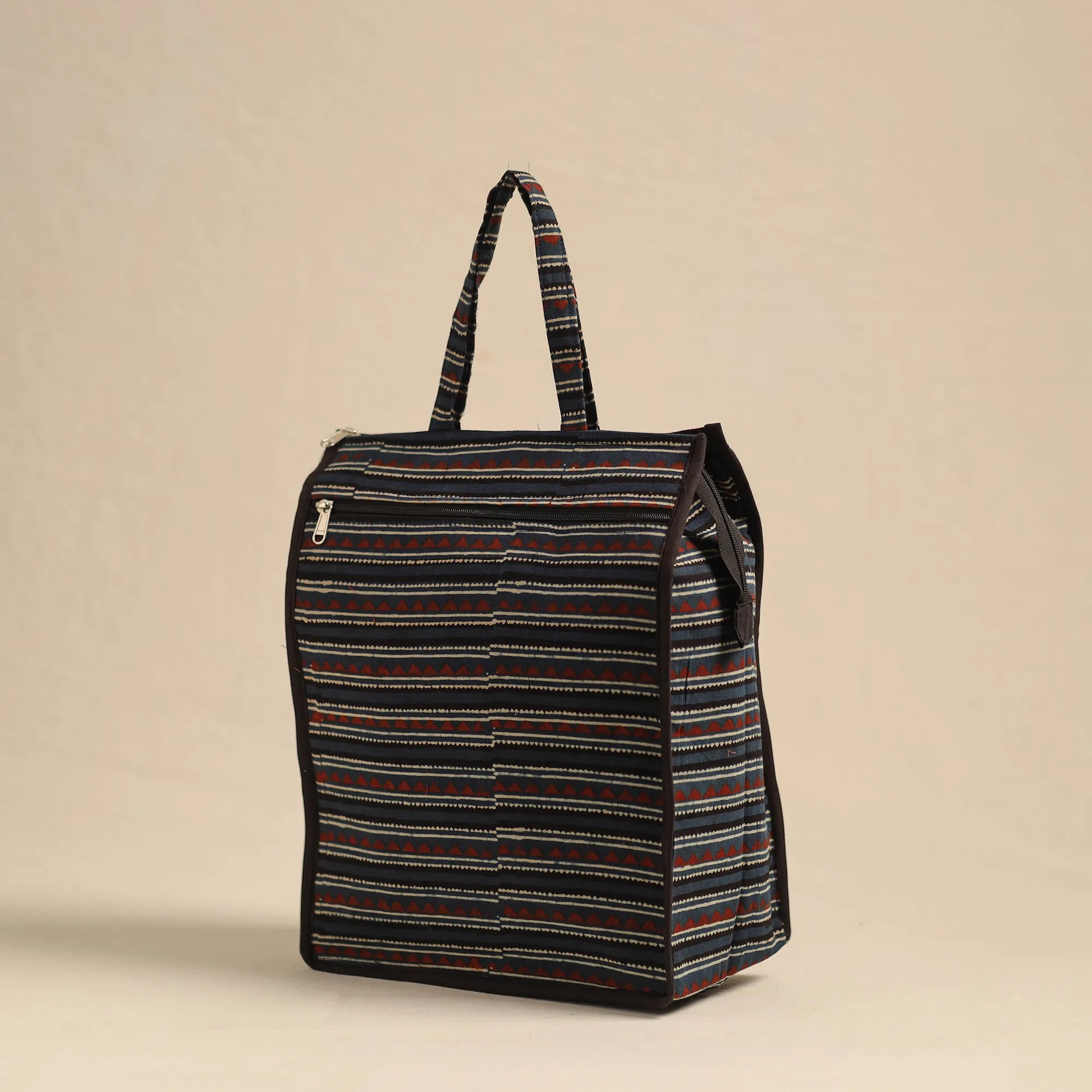 Blue - Eco-Friendly Handmade Cotton Handbag for Women 03
