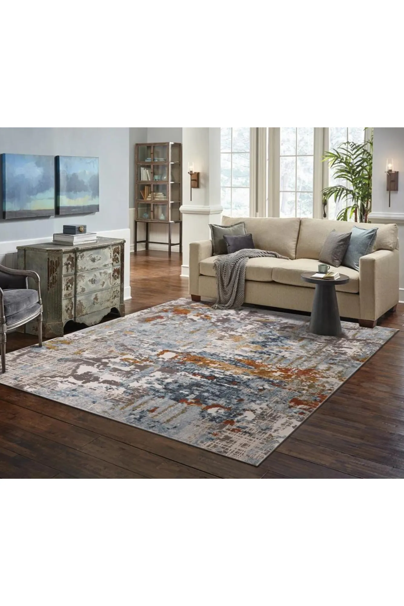 Brilliant Contemporary Abstract 1340-W Rug