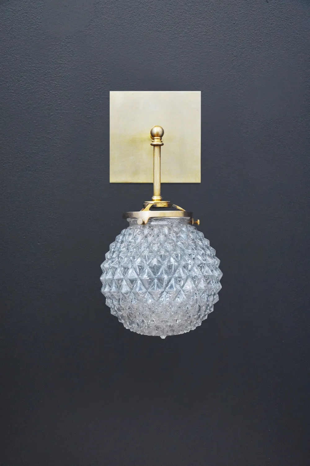 Brilliant Glass Globe Sconce