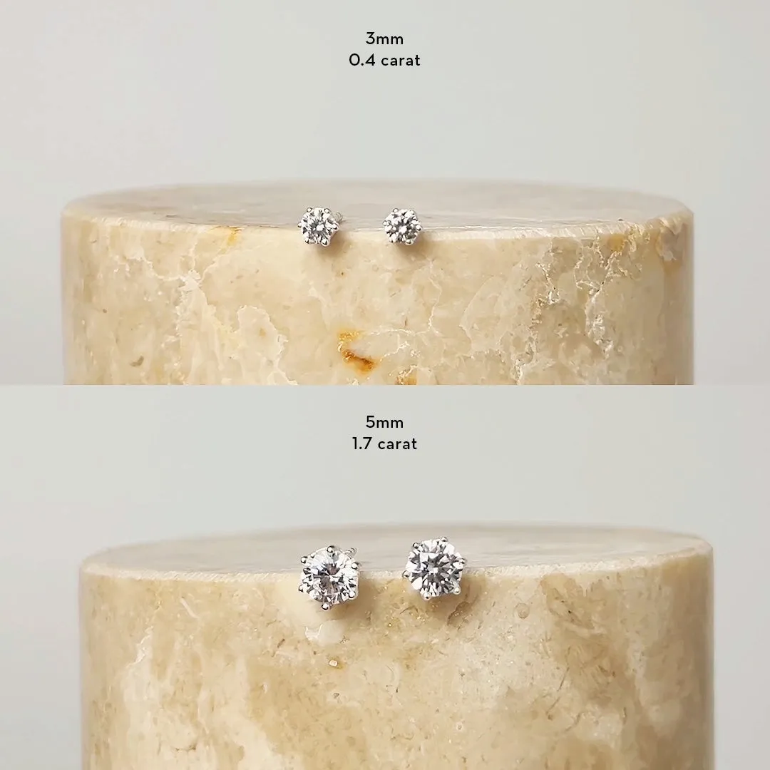 Brilliant Silver Stud Earrings