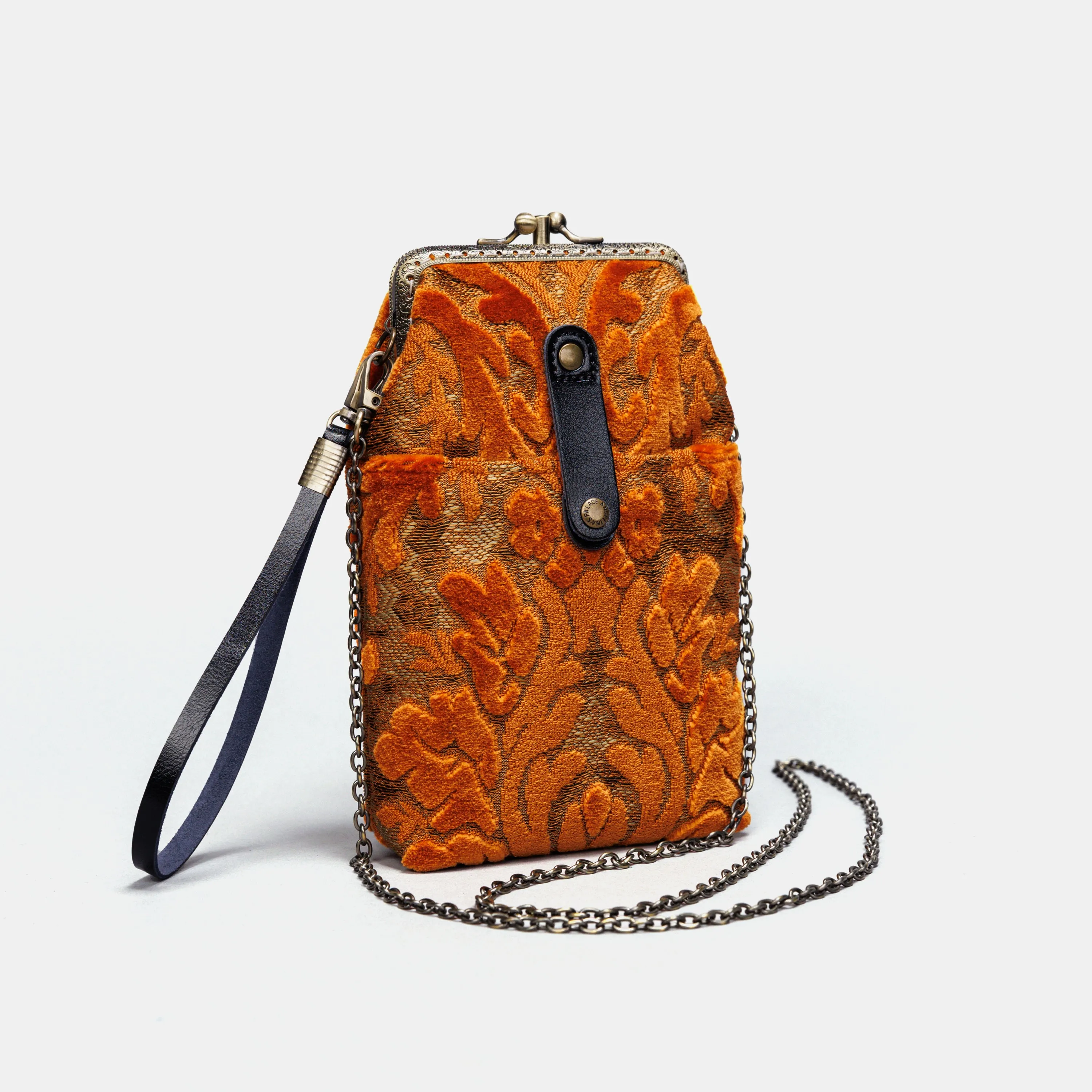 Burnout Velvet Orange Carpet Phone Case