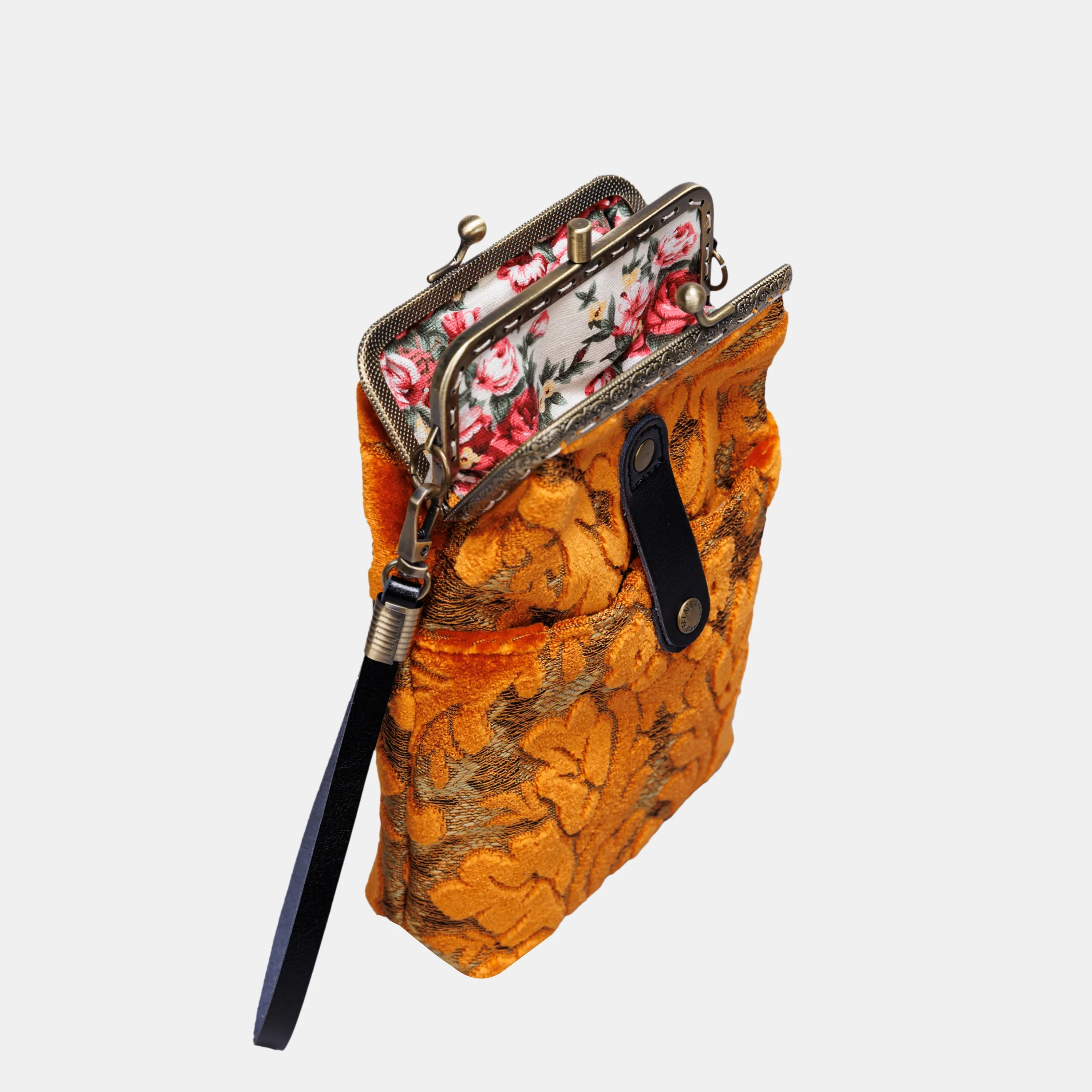 Burnout Velvet Orange Carpet Phone Case