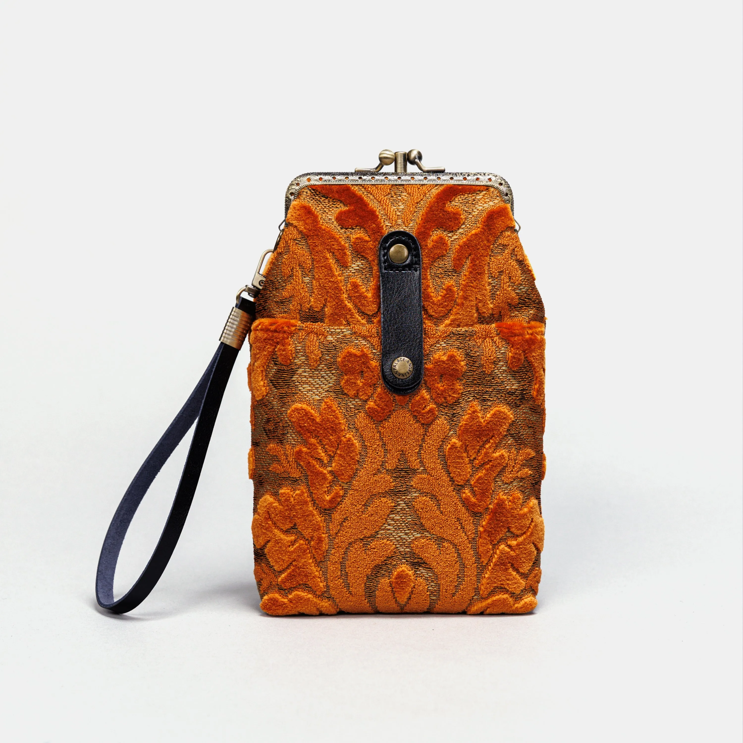 Burnout Velvet Orange Carpet Phone Case