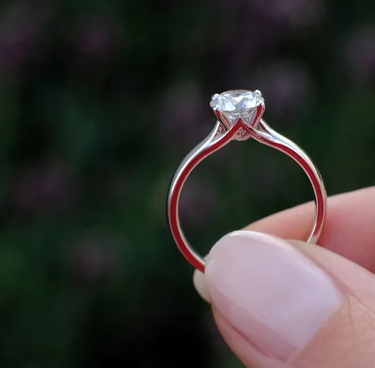 Caroline Ring 18K White Gold