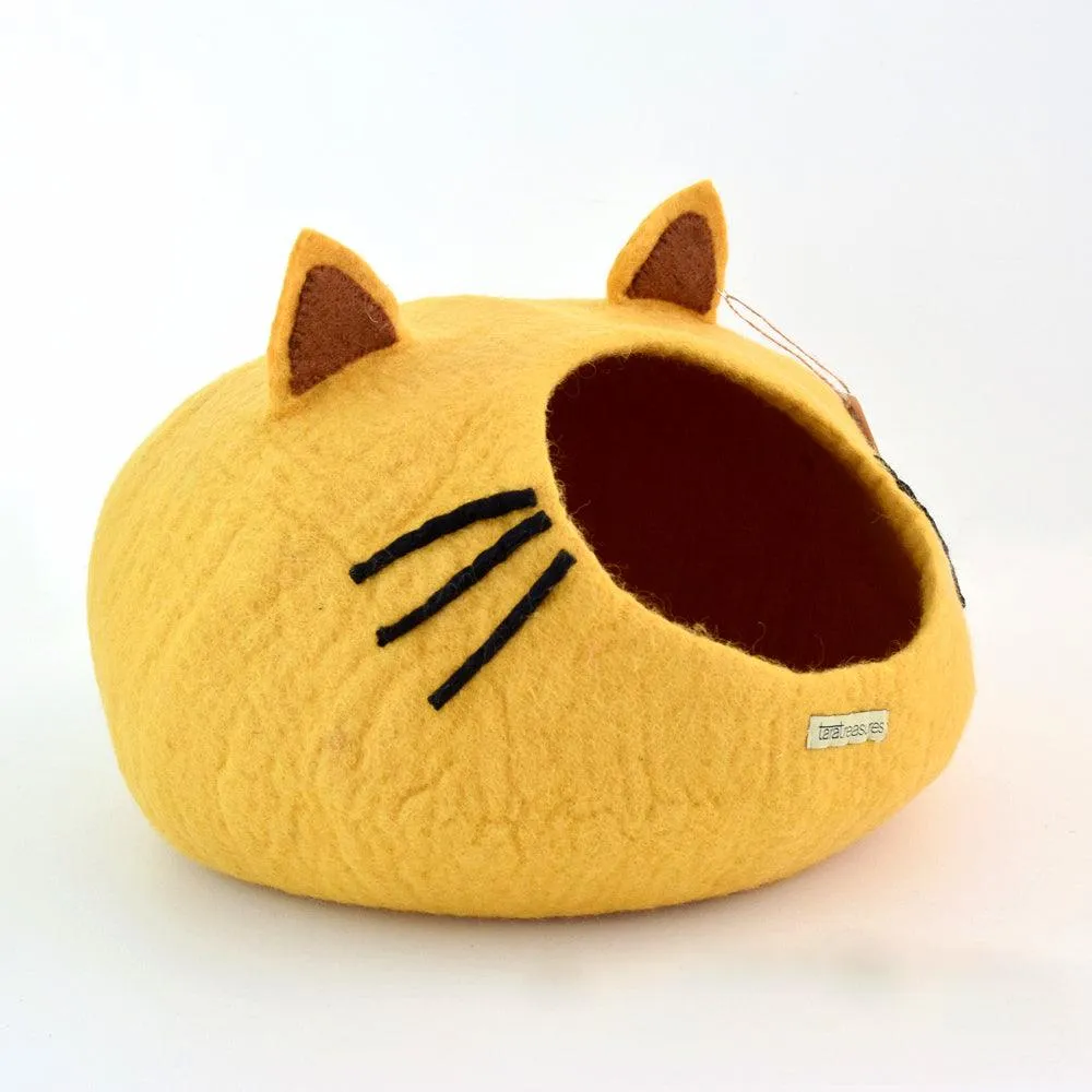 Cat Cave - Cat Head Yellow