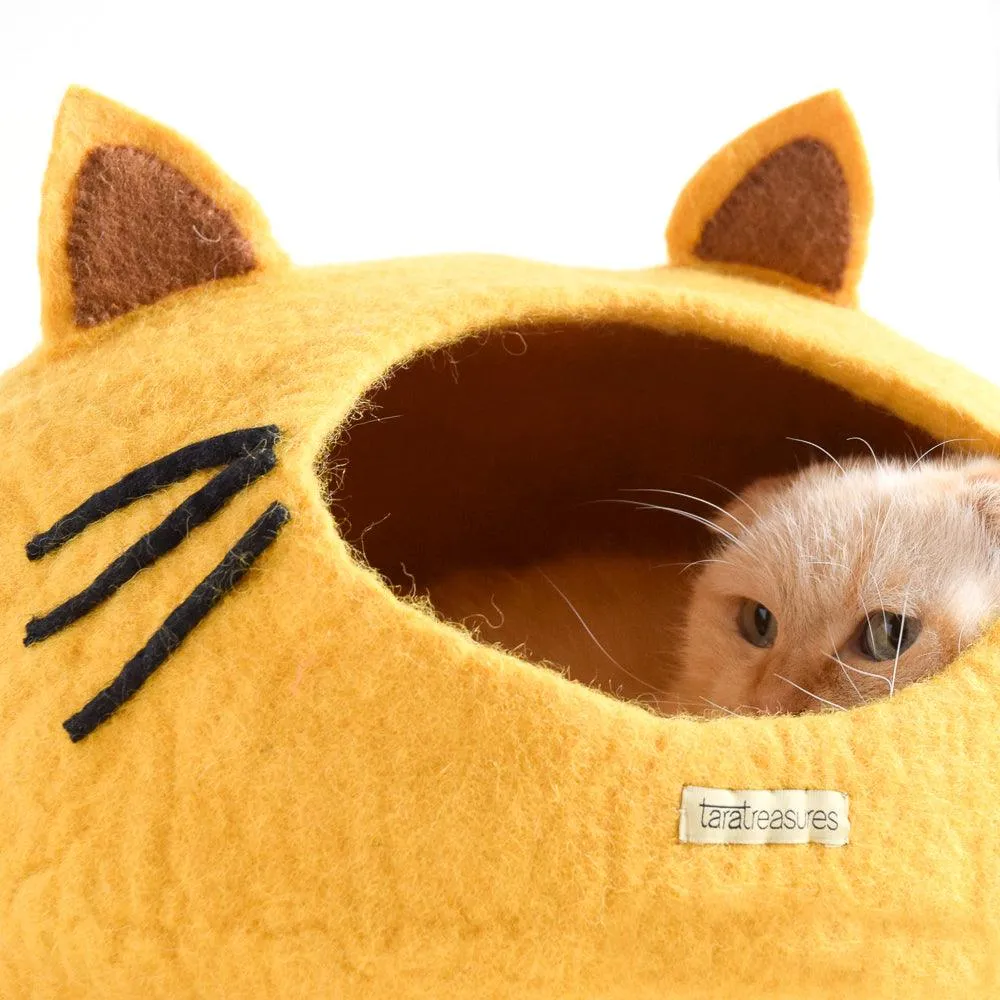 Cat Cave - Cat Head Yellow