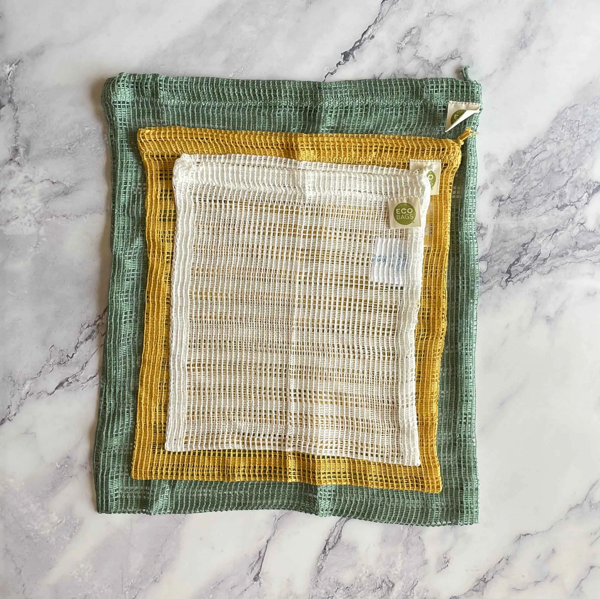 Cello Produce Bag Set - Reusable, Set of 3