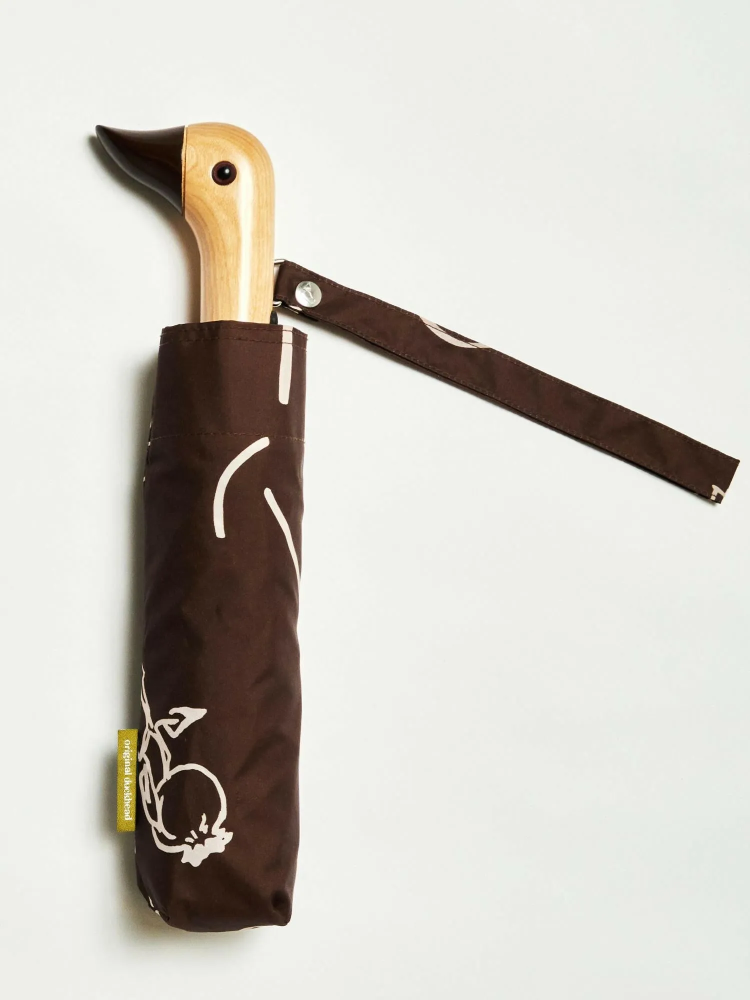 Chocolate Fruits & Shape Eco-Friendly Compact Duck Umbrella