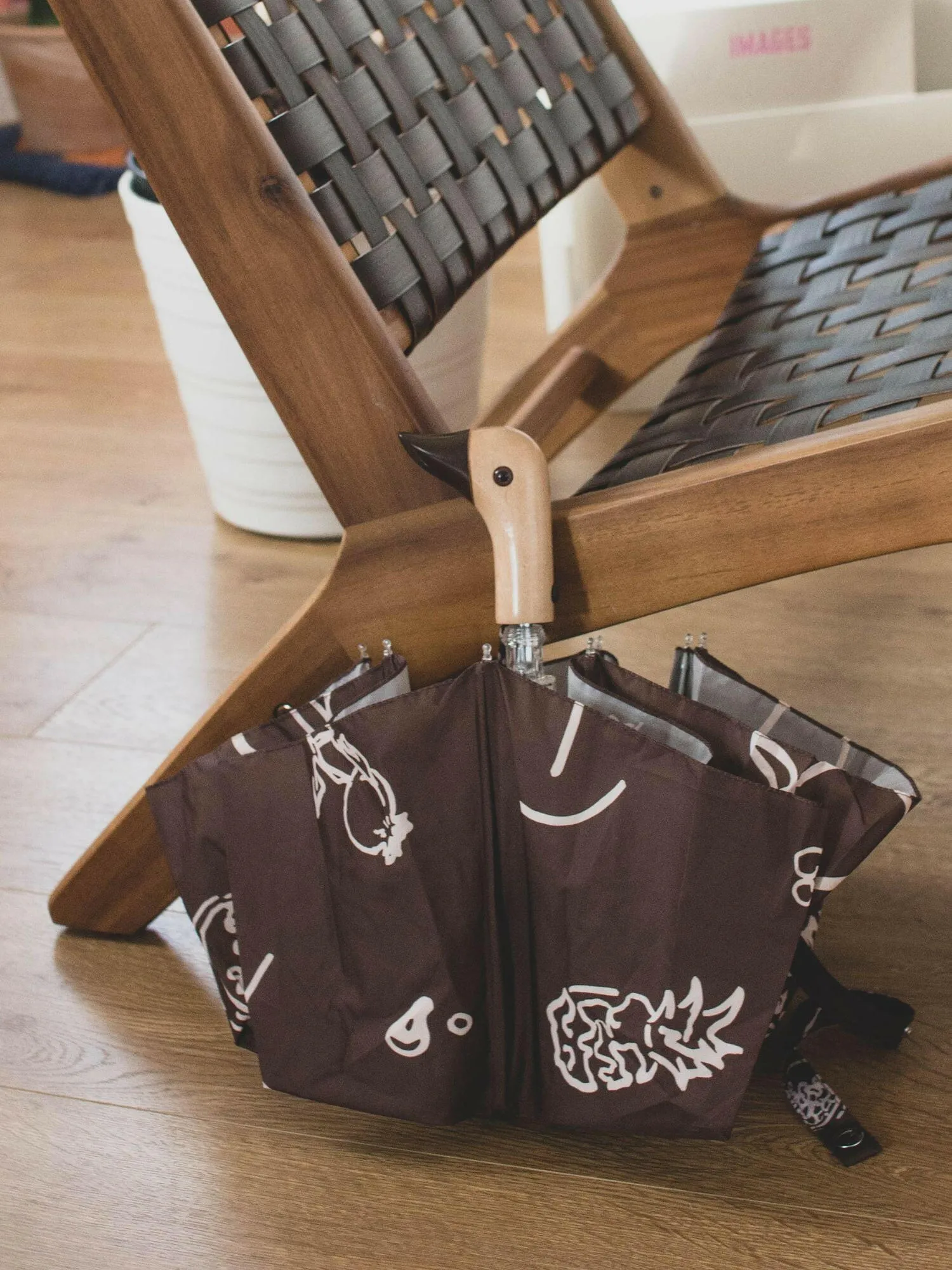 Chocolate Fruits & Shape Eco-Friendly Compact Duck Umbrella