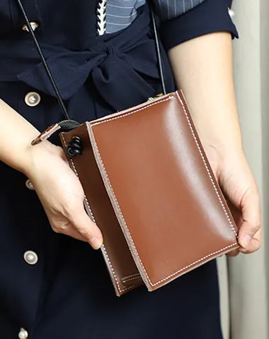 Cute Leather Phone Purse Women Side Bag Box Phone Crossbody Purse For Women