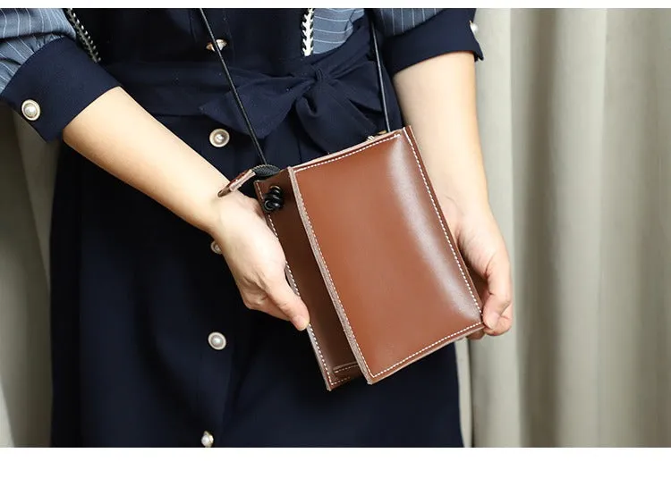 Cute Leather Phone Purse Women Side Bag Box Phone Crossbody Purse For Women
