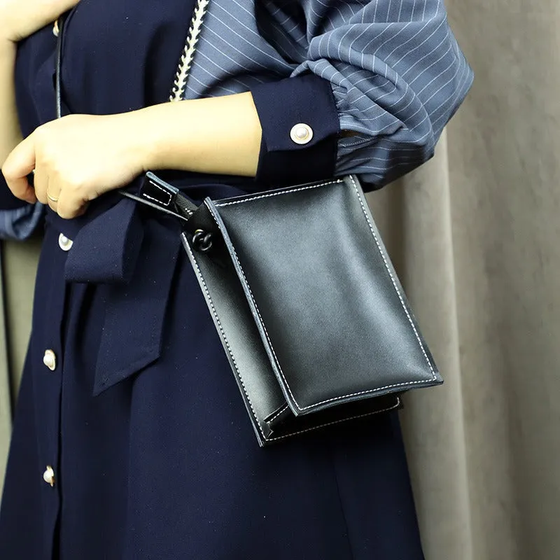 Cute Leather Phone Purse Women Side Bag Box Phone Crossbody Purse For Women
