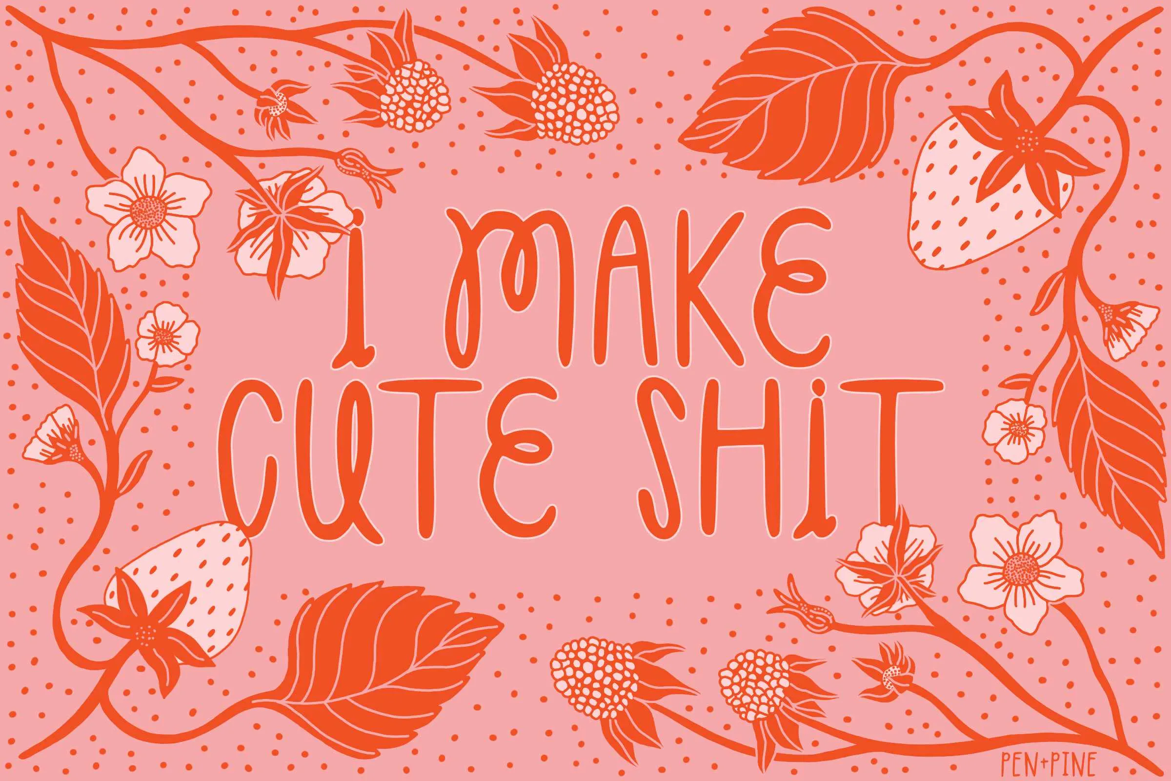 Cute Shit Sticker