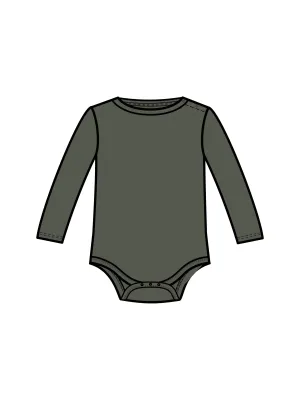 Cypress Ribbed Long Sleeve Bodysuit