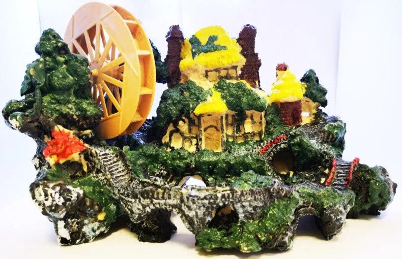 DÉCOR CHINESE CITY WITH AIR MILL