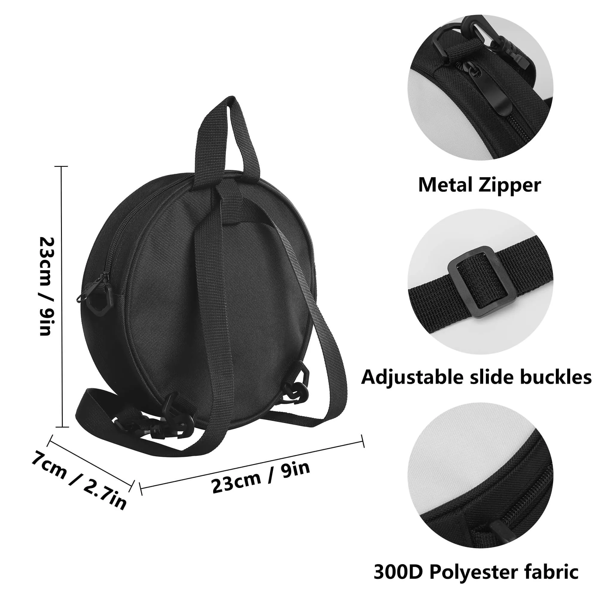 Deathcap Mushroom Round Satchel Bag